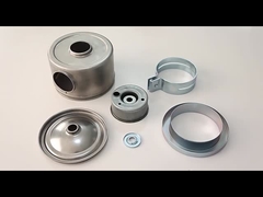 आईएसओ धातु कारखाने अनुकूलित गहरी ड्राइंग # 6 # 8 # 10 # 12 पूर्ण आकार एल्यूमीनियम जैकेट धारक गहरी ड्राइंग