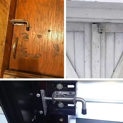 गर्म बिक्री जस्ती वसंत लोड लॉक पिन बैरल बोल्ट ब्रश समाप्त दरवाजा ताला निः शुल्क नमूना